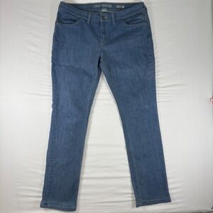 Harley Davidson Straight Leg Jeans Womens 32 Blue Denim Stretch 99244-19VW